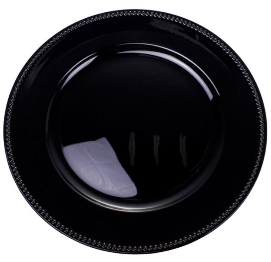 Charger Plate Black